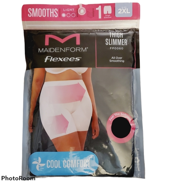 Maidenform NWT Cool Comfort Flexees Thigh Slimmer Short Light Control  227 913 - Picture 2 of 3